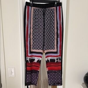 Clover Canyon Black and Gray Patterned Pants